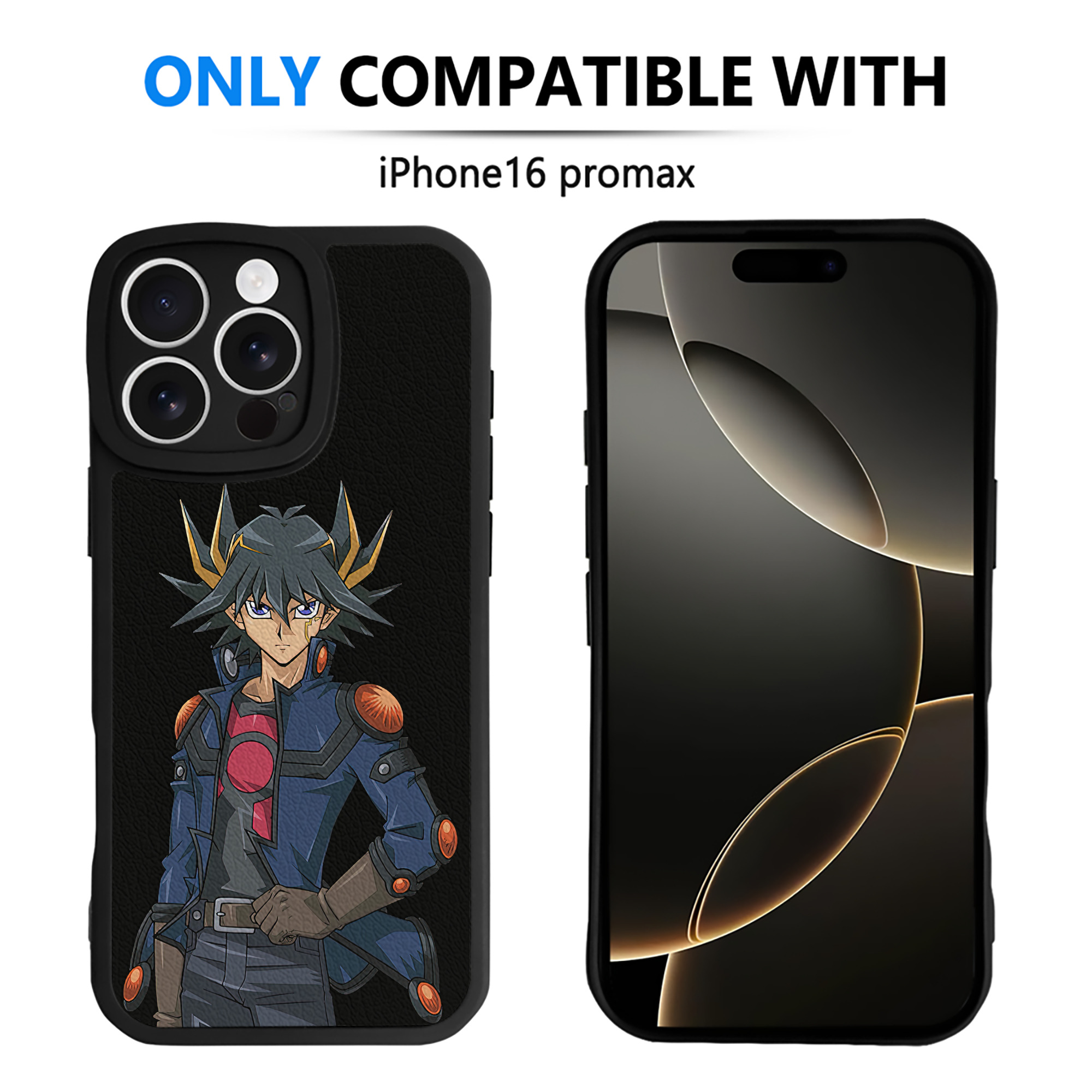 遊☆戯☆王 Yu-Gi-Oh! 【iPhone 16シリーズ対応】シリコンスマホケース（レザー調） 材質：シリコン